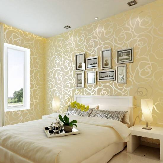First Class Bedroom Wallpaper Dubai